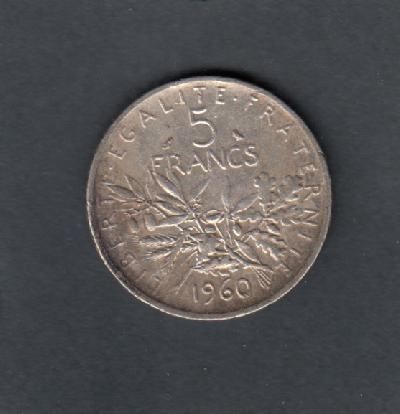 Beschrijving: 5 Francs  